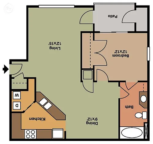 Floor plan 1A