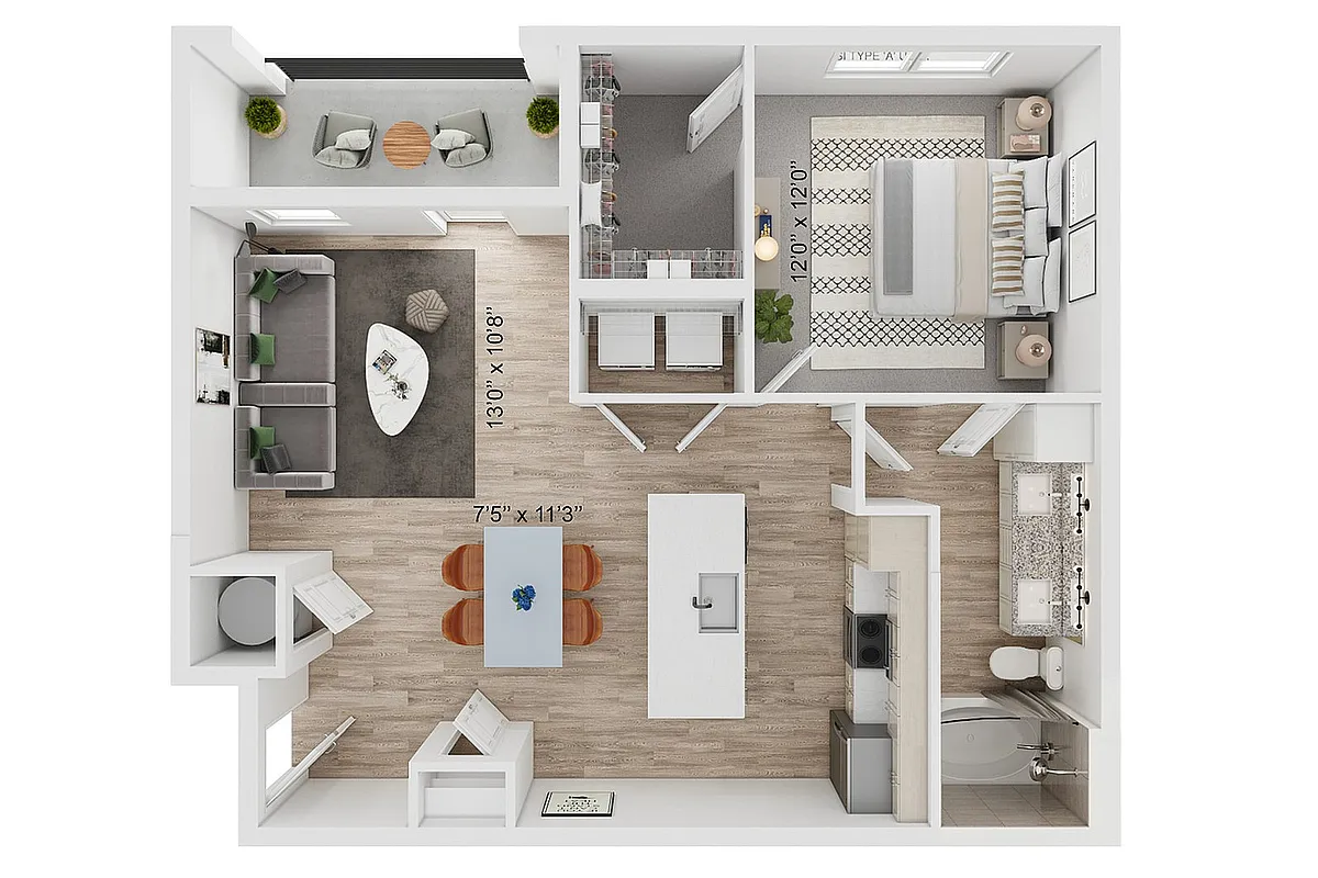 Floor plan A2-C