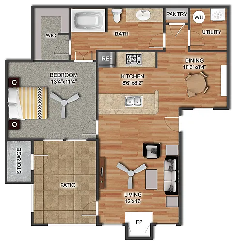 Floor plan Ashbourne