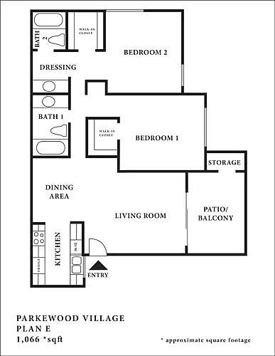 Floor plan Plan E
