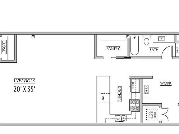 Suite 140 - Floorplan
