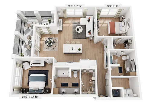 Floor plan B2