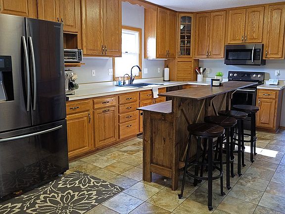 Large kitchen with island