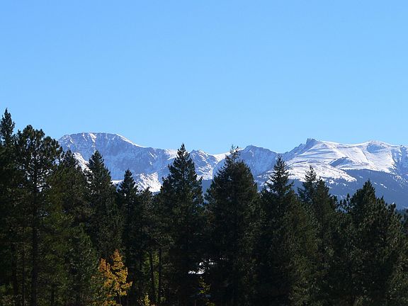 View from deck, Pikes Peak