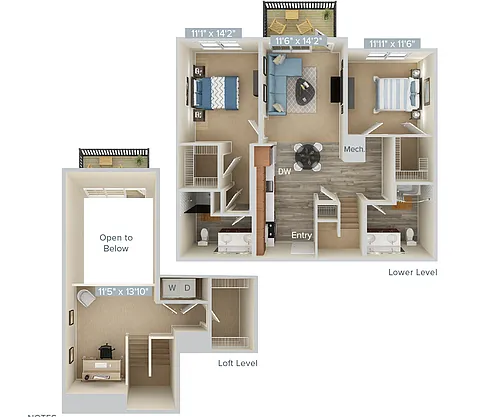 Floor plan B6L-1219