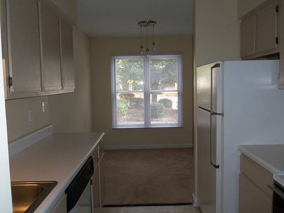 kitchen into dining area