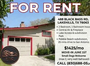 488 Black Bass Rd, Lakehills, TX 78063