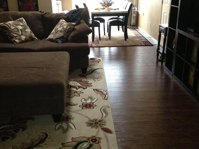 Living Room with dining room