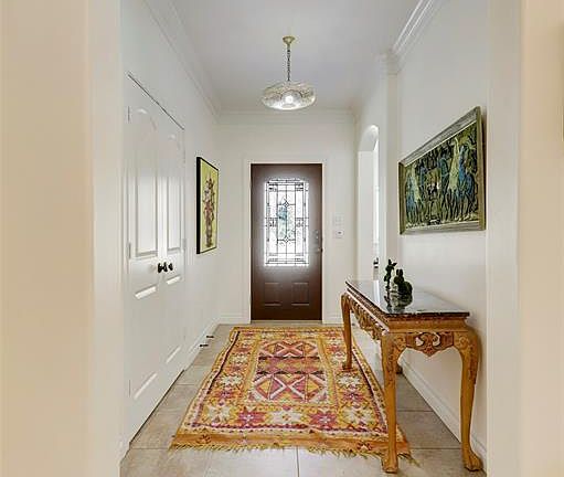Formal Foyer with large closet