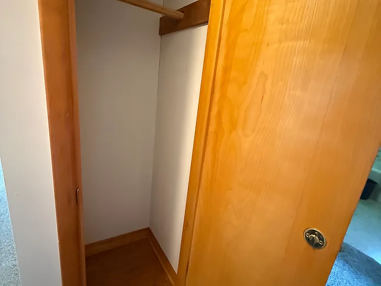 Hallway closet.