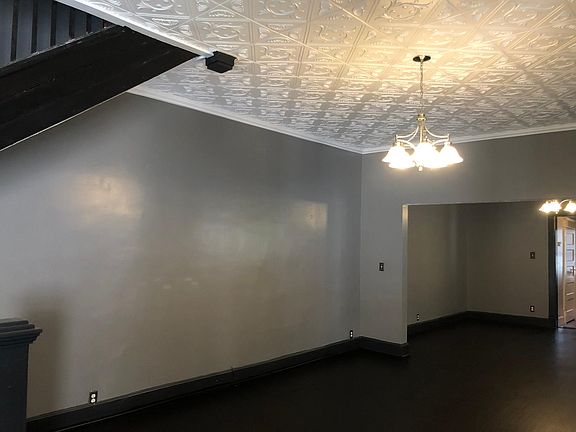 Living room and dining room