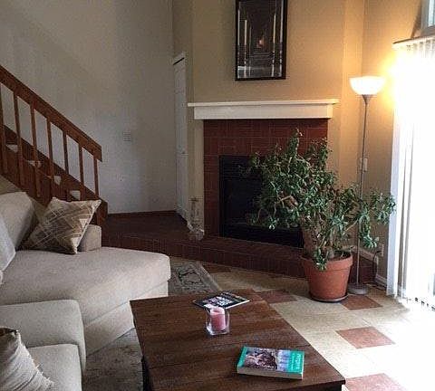 Living Room and Fireplace