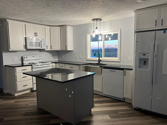 View of kitchen from living area