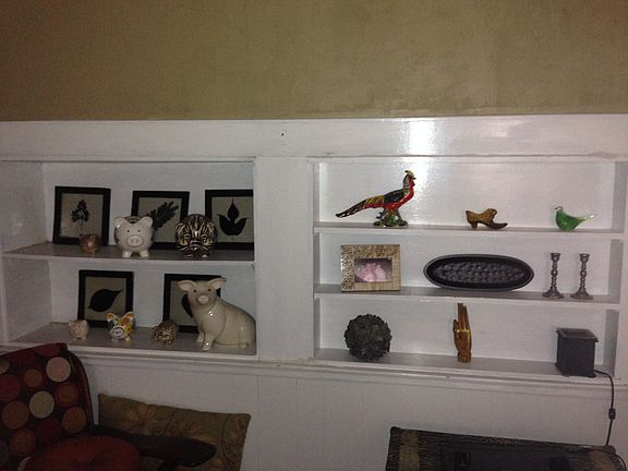 Built-in shelves