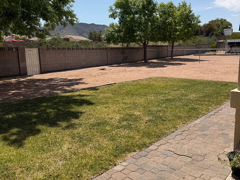 Plenty of outdoor space, RV gate and parking with picturesque mountain views.