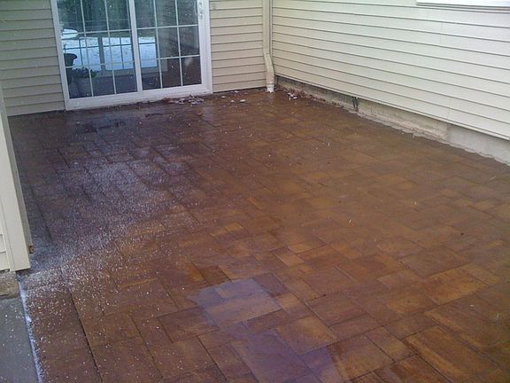 New Cambridge Pavers in Entrance