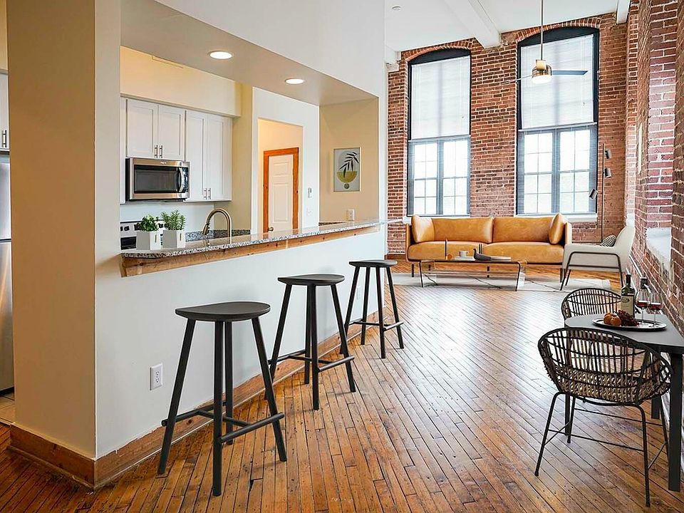 Kitchen, Dining, and Living room