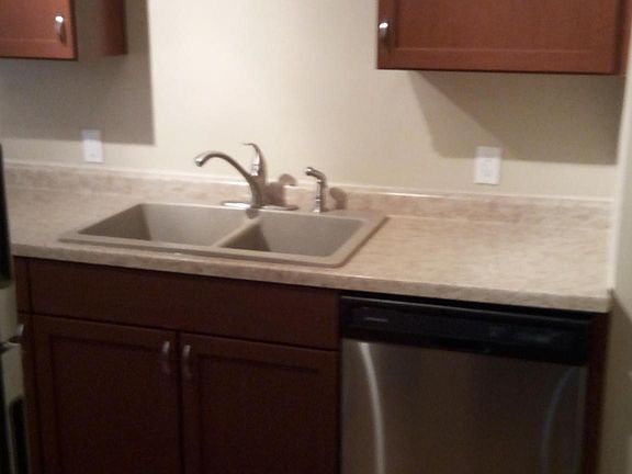 Kitchen - newer dishwasher, cabinets, countertops, sink, faucets!