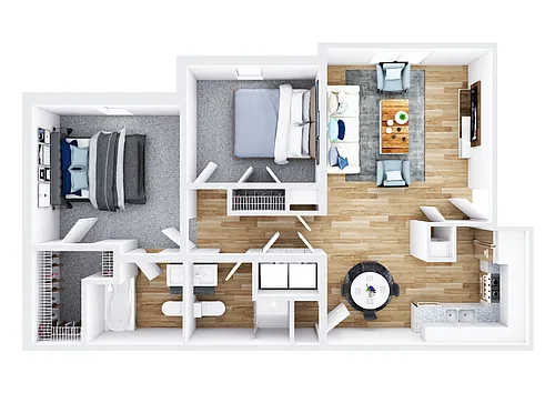 Floor plan Two Bedroom