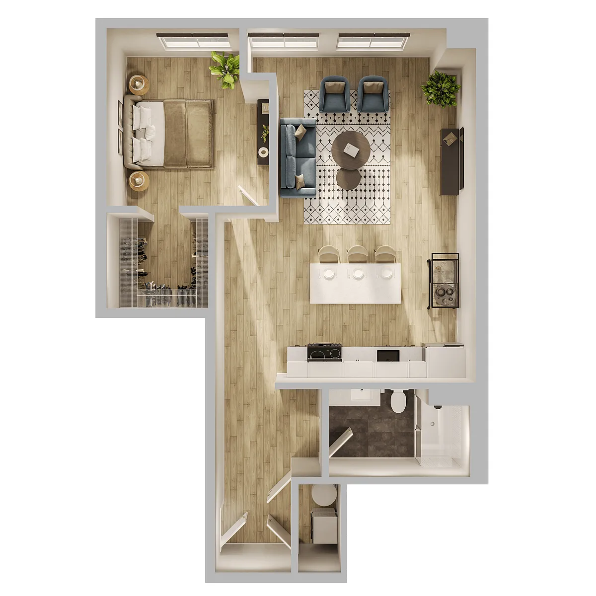Floor plan L15-1BR