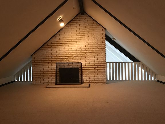 Loft with Fireplace