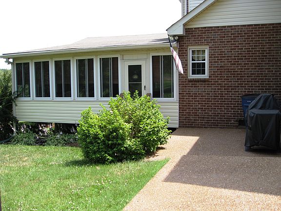 Outside view of porch