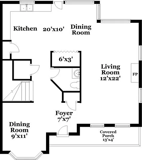 3 bed, 2.5 bath, 1668 sqft, $2,030 — Photo 3