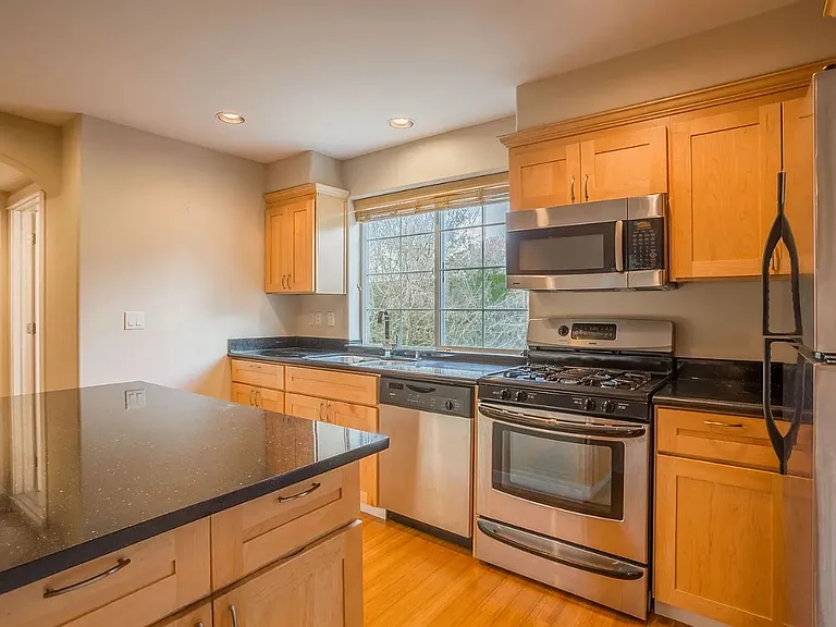 Kitchen with lots of natural light and Large Island