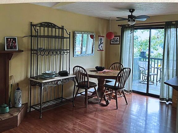 Open dining room