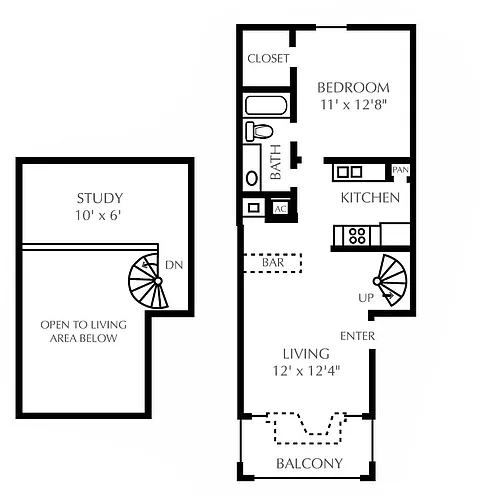 Floor plan A4/A5 - Loft