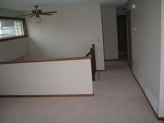 Living room, looking down the hall