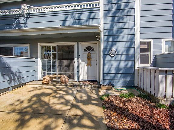 Gated front patio
