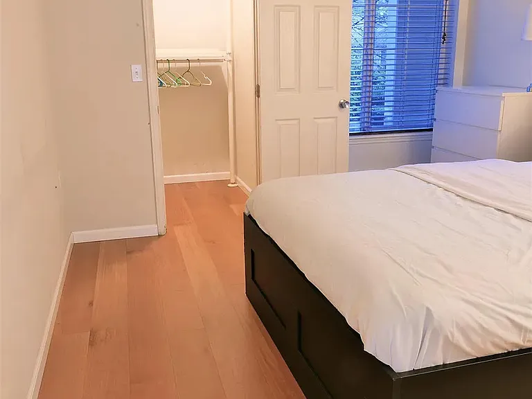 Bedroom with spacious closet