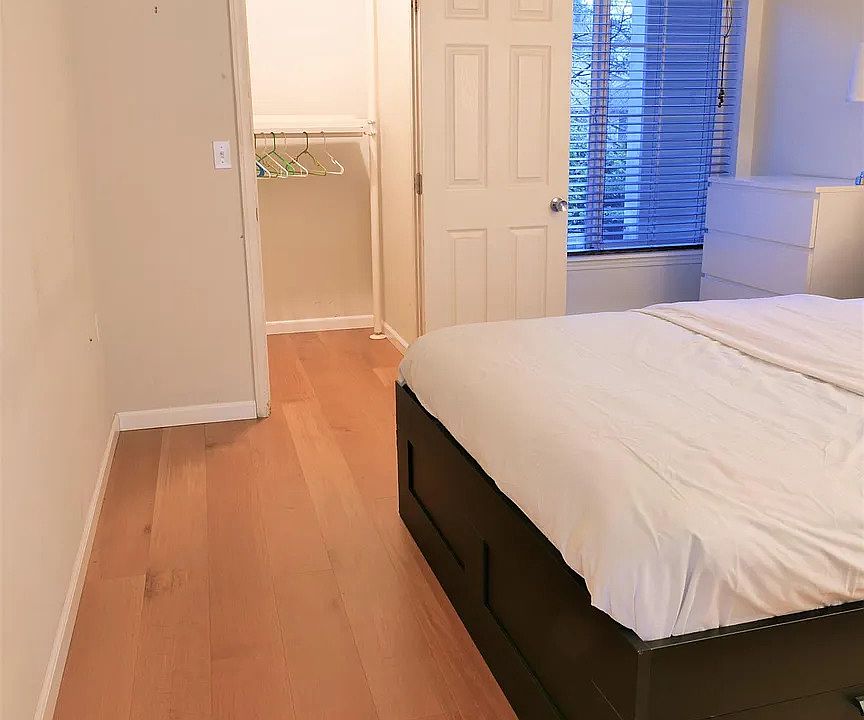 Bedroom with spacious closet