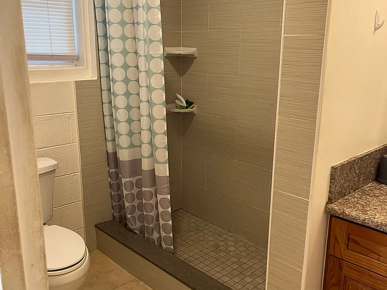 Lovely shower and bath!