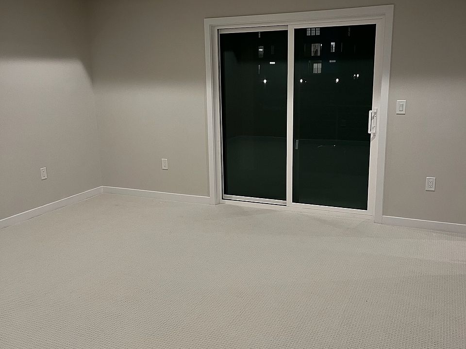 Master bedroom with balcony