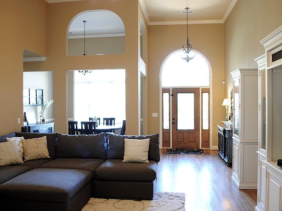 Foyer, open living & dining