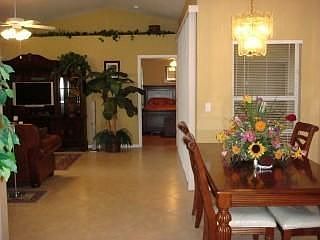 living and dining view