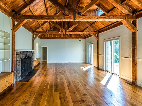 Majestic beamed living room