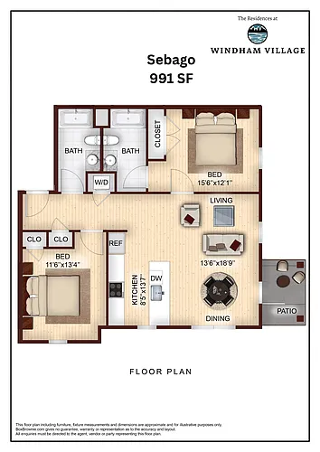 Floor plan The Sebago