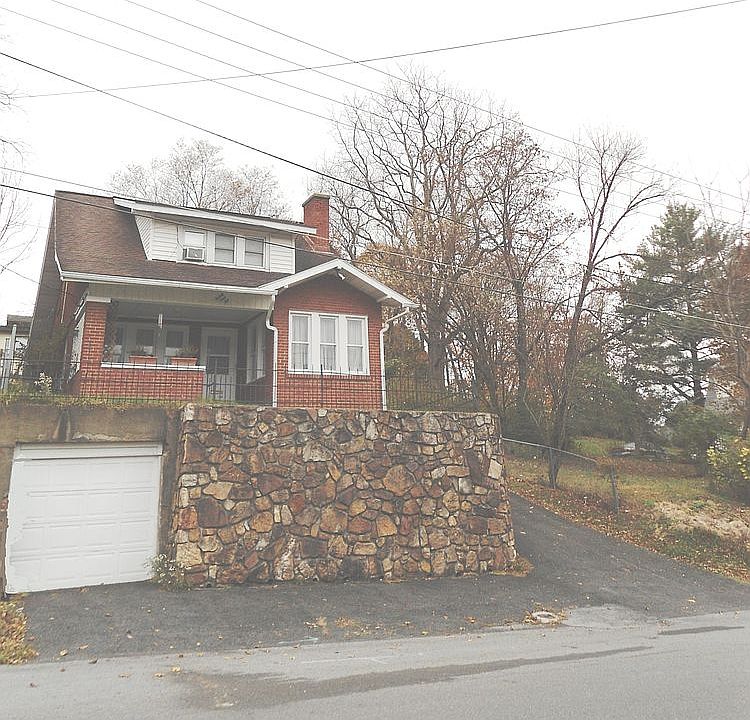 Front exterior-garage door
