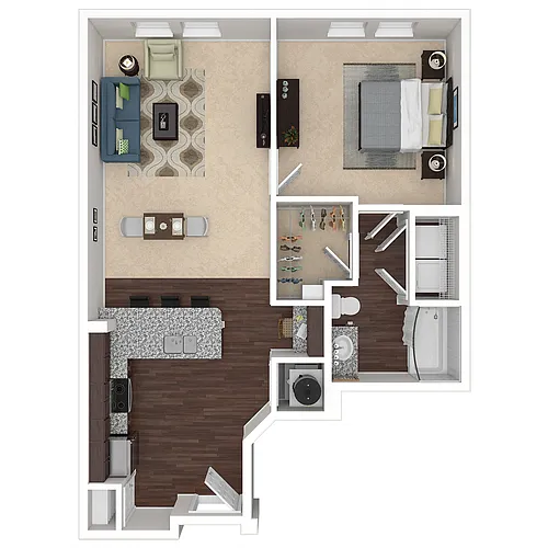 Floor plan 1B