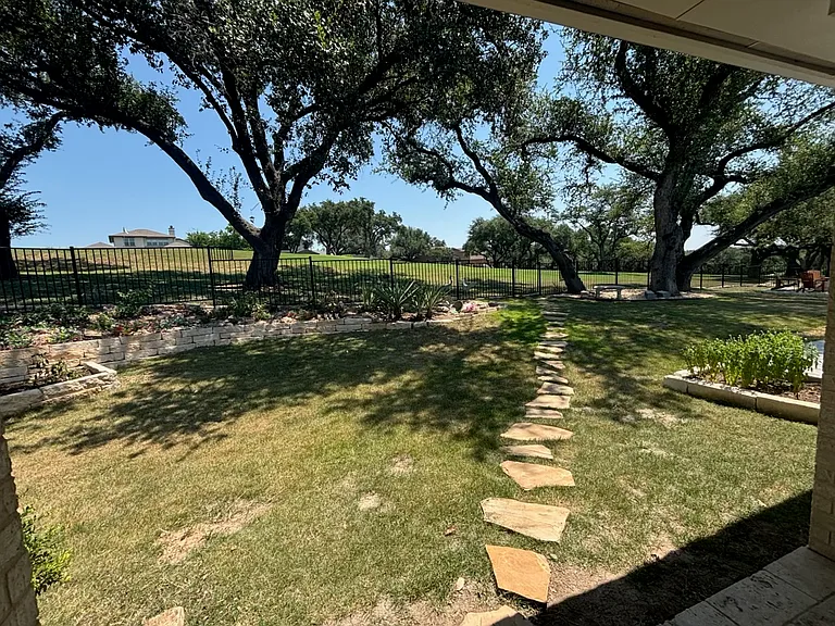 back yard