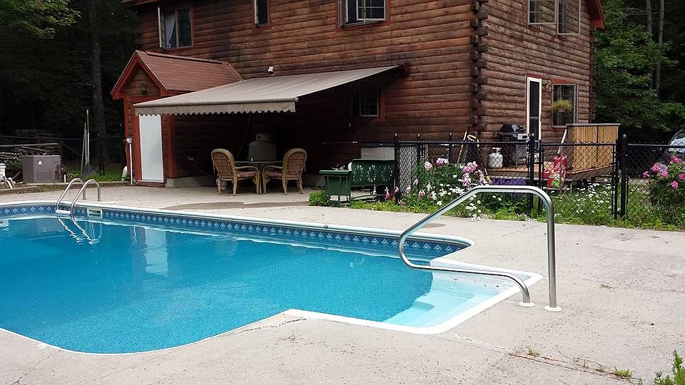 Patio and pool