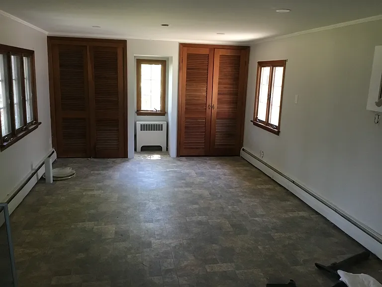 Family room at other end of kitchen