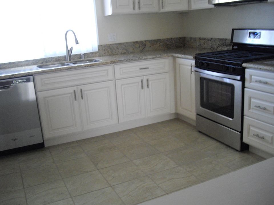 portion of new kitchen