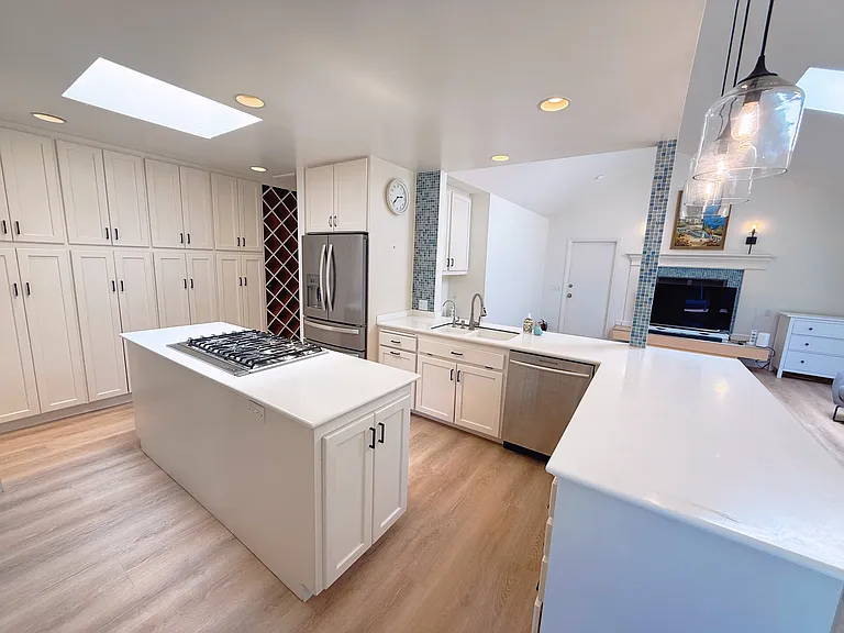 Skylight in kitchen