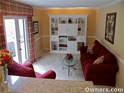Open and airy family room