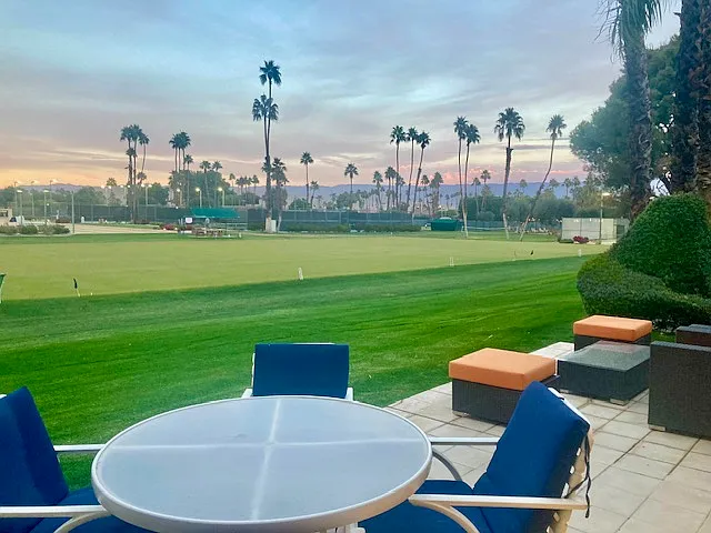 Back patio.