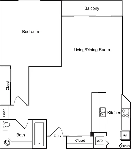 Floor plan San Dimas
